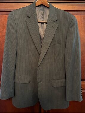 Ralph Lauren Grey Pinstripe Suit Coat